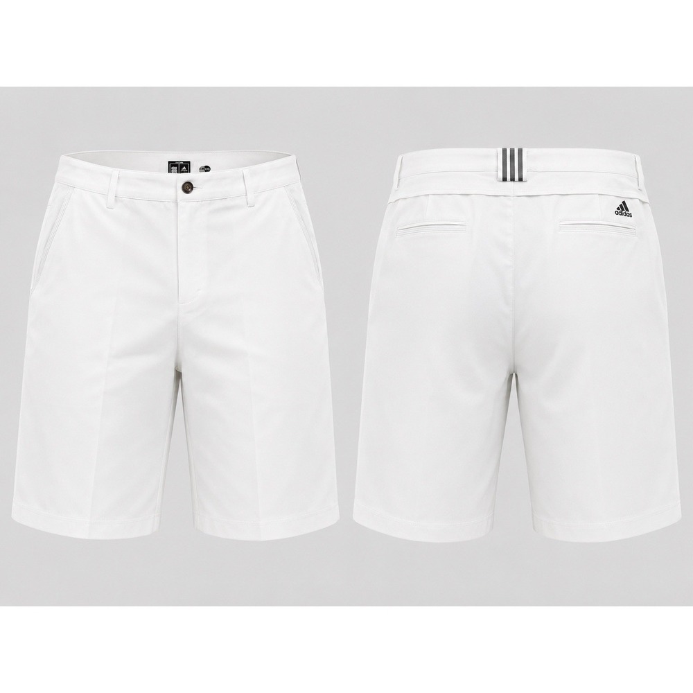 Adidas Stretch Golf Shorts Mens 42 White 3 Clima Cool VENTED Performance